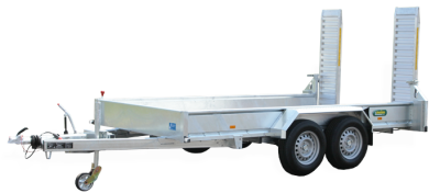 Baumaschinentransporter